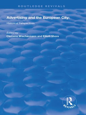 cover image of Advertising and the European City